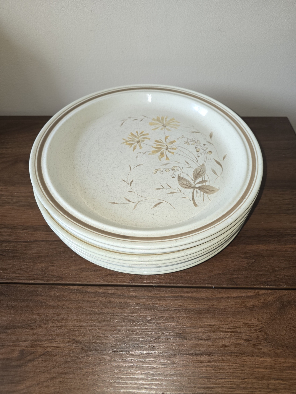 ROYAL DOULTON SANDSPRITE LAMBETHWARE SERIES Vintage Dinner Plates